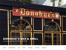 Tablet Screenshot of donohuesbar.com